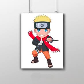 Placa Decorativa Naruto Uzumaki - Anime The Last Filme