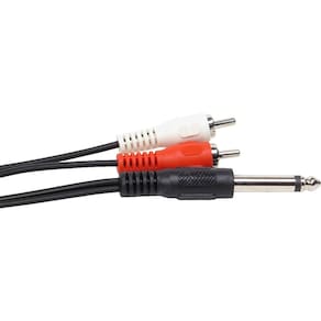Cabo P10 Macho Mono Para 2 X Plug Rca Macho, 1,8M Storm