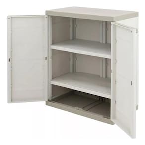 Armario Plástico Organizador Multiuso Prateleira 88x70x44cm
