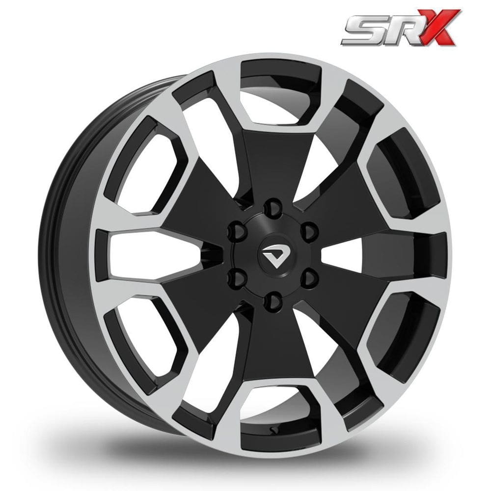 Roda Aro 20X8,5 Srx Preto Diamantado Furação 6X139,7 Hilux