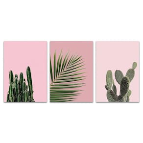 Placas Decorativas Folhas Vintage Mdf 30X20Cm