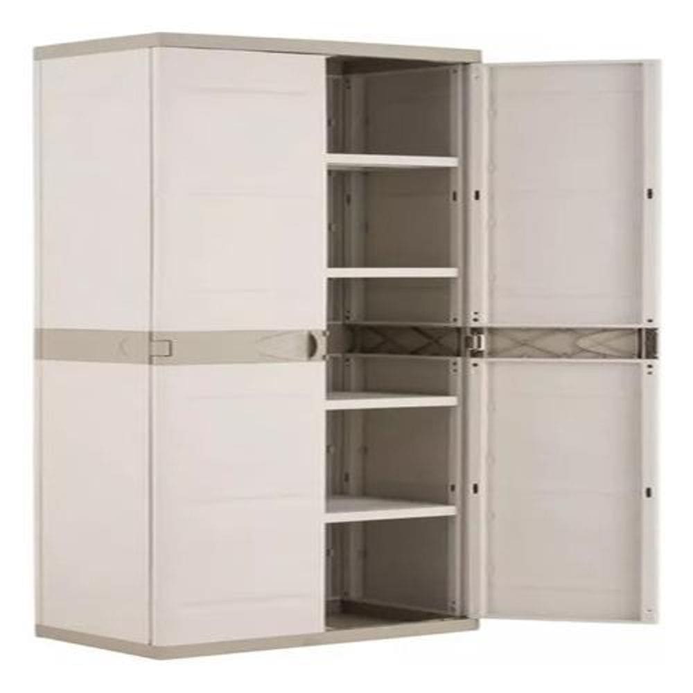 Armario Plástico Organizador Multiuso Prateleira 176x70x44cm
