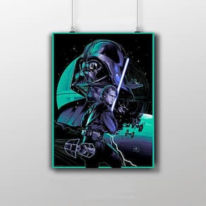 Placa Decorativa Star Wars Darth Vader Caminhos De Anakin Skywalker