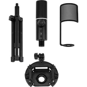 Microfone Gamer Rgb Mic Tripod Com Tripe Ajustavel Preto Str Homologação: 153032012961