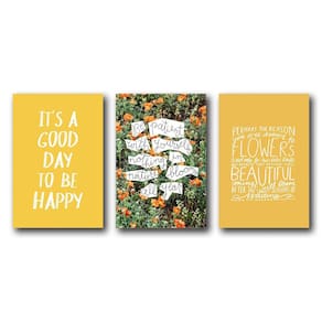 Kit 3 Placas Decorativas Quadros Vintage, Frases, Decoração