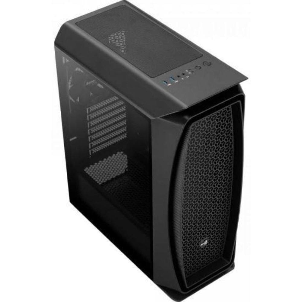 Gabinete Gamer Aero One Mid Tower Vidro Temperado Preto