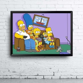 Quadro Simpsons A4