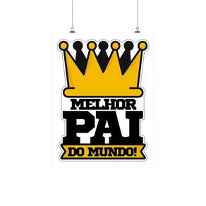 Placa Decorativa Melhor Pai Do Mundo 20X30Cm