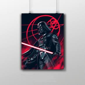 Placa Decorativa Darth Vader - Star Wars - Força