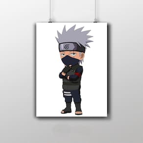 Placa Decorativa Kakashi Hokage Anime Naruto The Last Filme