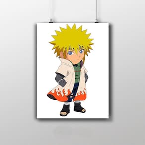 Placa Decorativa Minato Namikaze - Naruto Anime 2