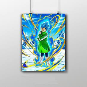 Placa Decorativa Vegeta Dragon Ball Broly Filme Anime Poster