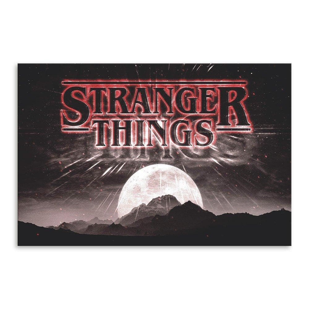 Placa Decorativa Em Mdf Stranger Things 20X30Cm