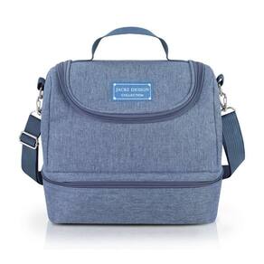 Bolsa Termica Com 2 Compartimentos Joy - Azul Claro