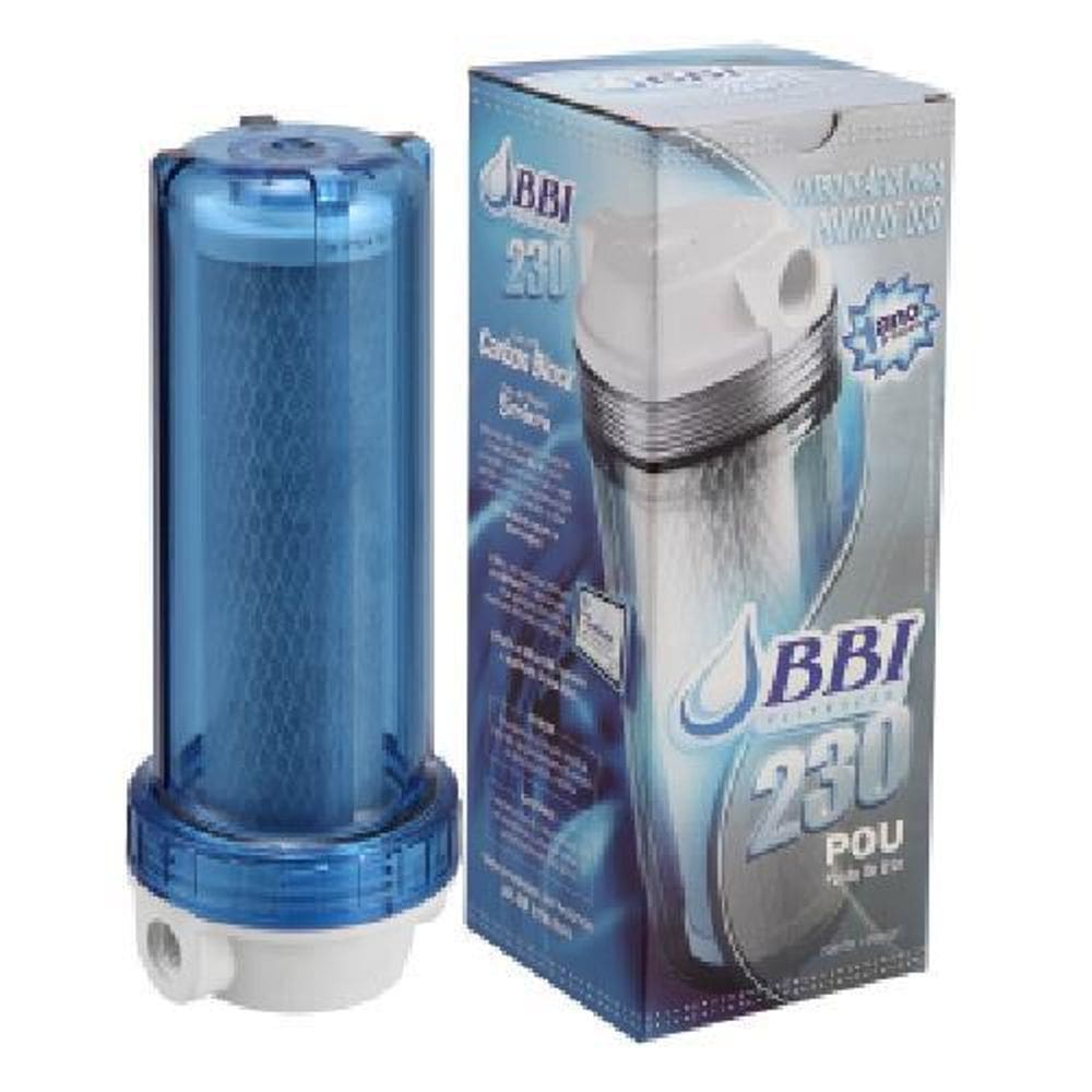 Filtro de Água Transparente F230POU/TR com Carvão Ativado