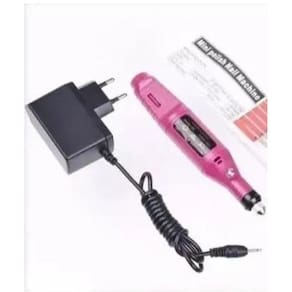 Lixa Elétrica Portátil Bivolt Unhas Acrigel Gel Fibras