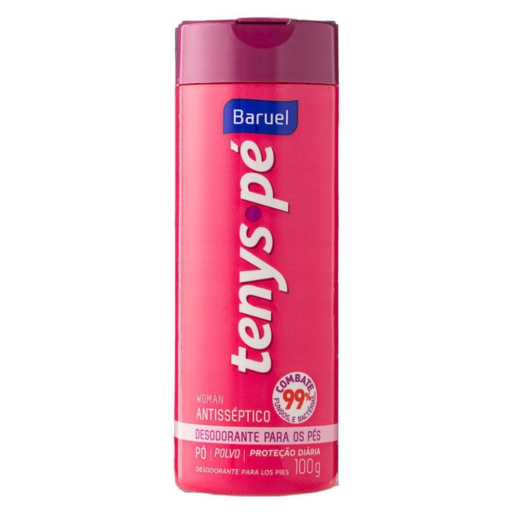 Talco Tenys Pé Baruel Woman 100 Gr Rosa