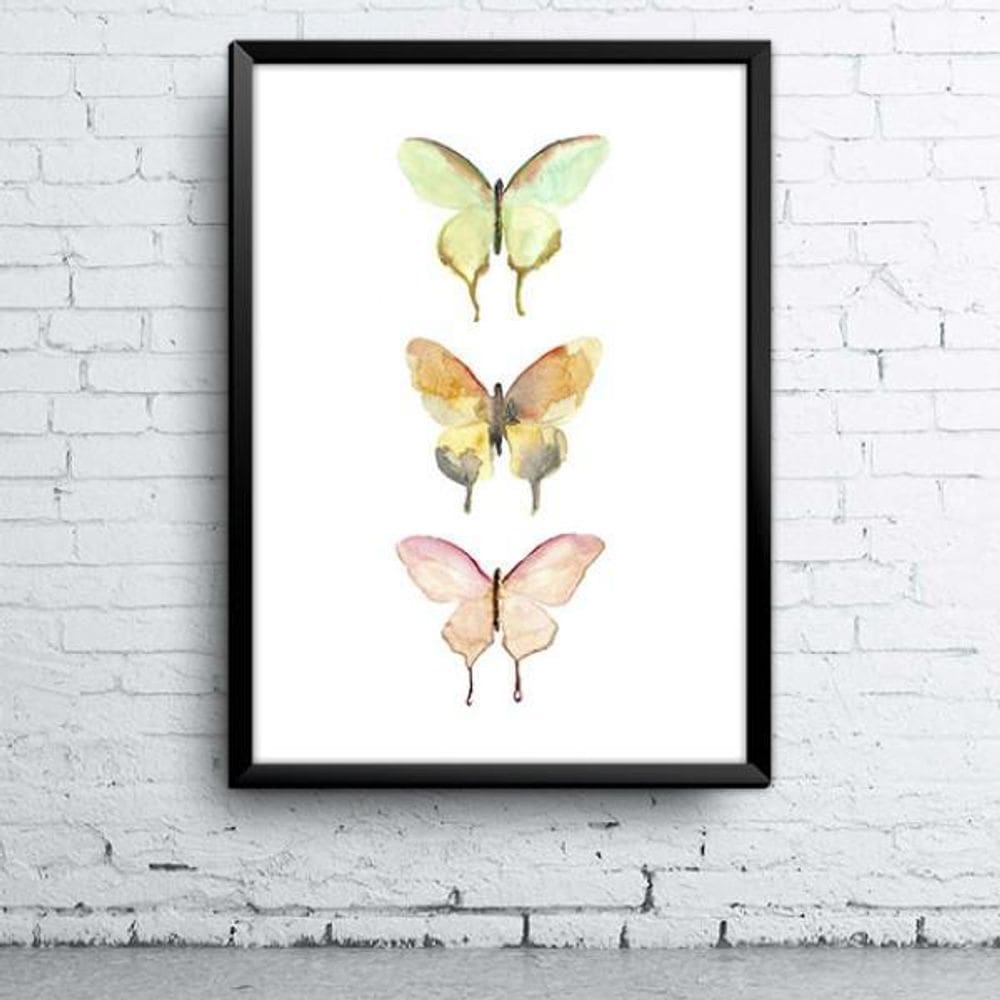 Quadro Borboletas A4