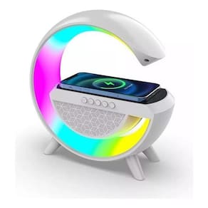 Caixa de Som G Speaker Luminária Indução Branco