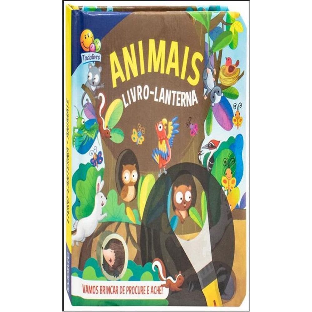 Livro Lanterna Animais - Descubra o que a escuridão esconde