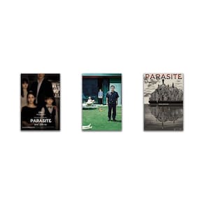 Kit 3 Placas Decorativas Parasita Filme Mdf