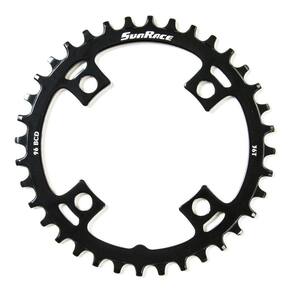 Coroa Sunrace Narrow Wide Single BCD 96mm MS Aço