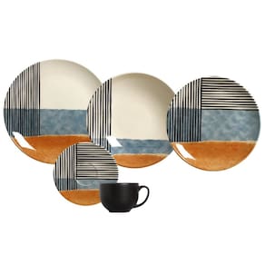 Aparelho de Jantar 30 Peças Coup Abstrata Porto Brasil