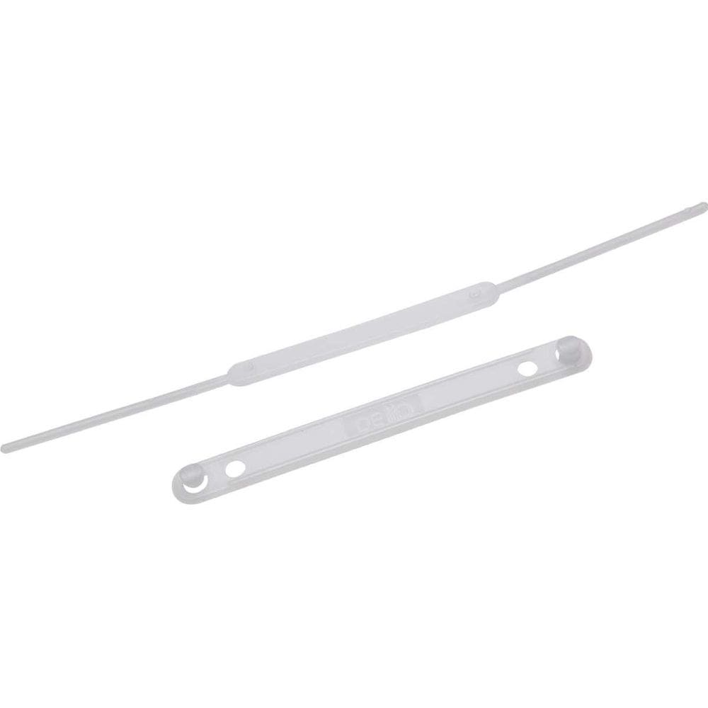 Grampo Trilho Plástico Dellofix Branco