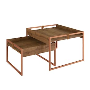 Conjunto Mesa Centro Columbia 40cm X 57cm X 63cm Woodmel
