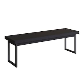 Banco para Sala de Estar Oxford 144cm Preto