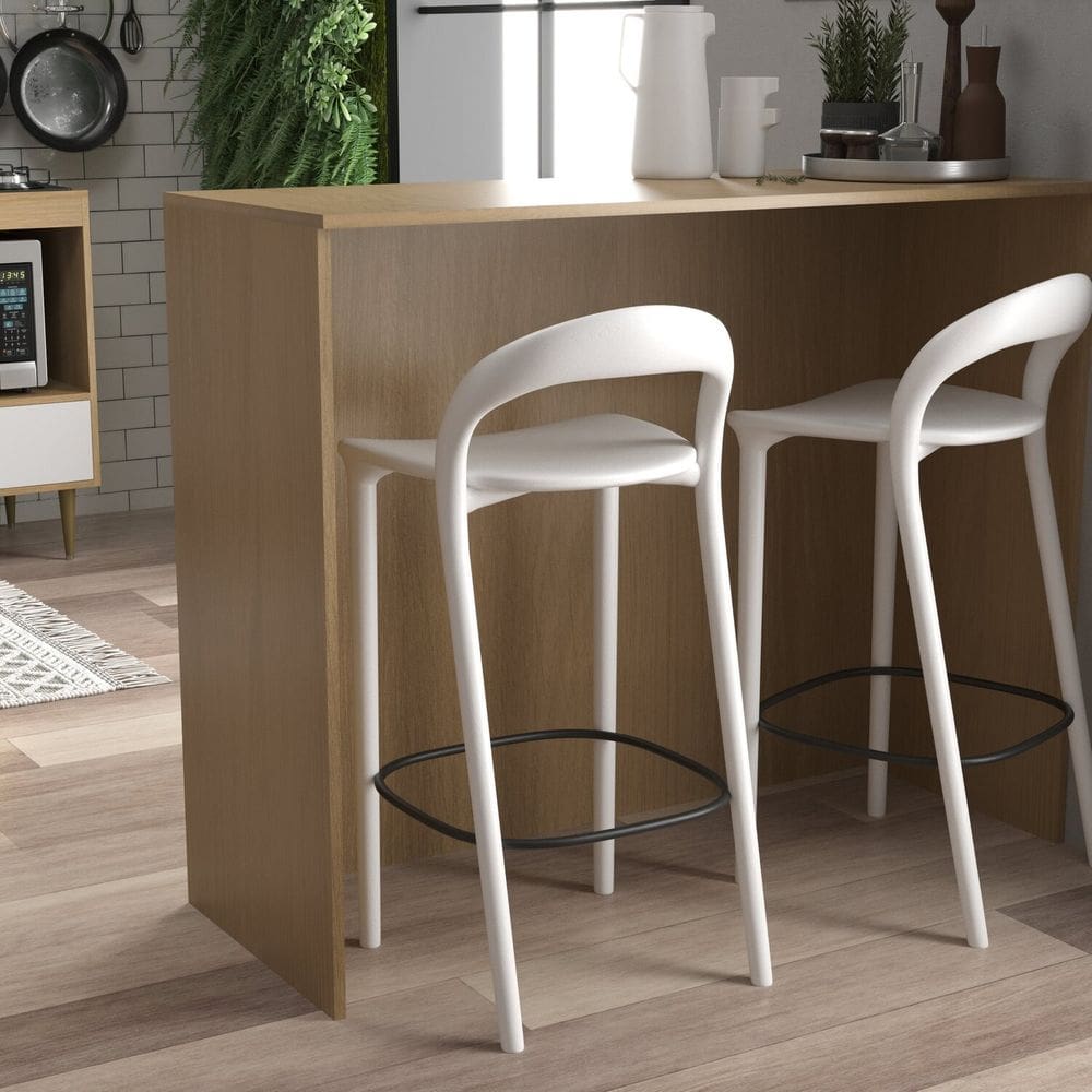 Bancada Ilha de Alimentação 115 Cm Onix MARRON