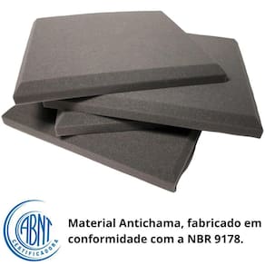 Espuma Acústica Kit C 15 Peças De 50X50Cm Preço Promocional