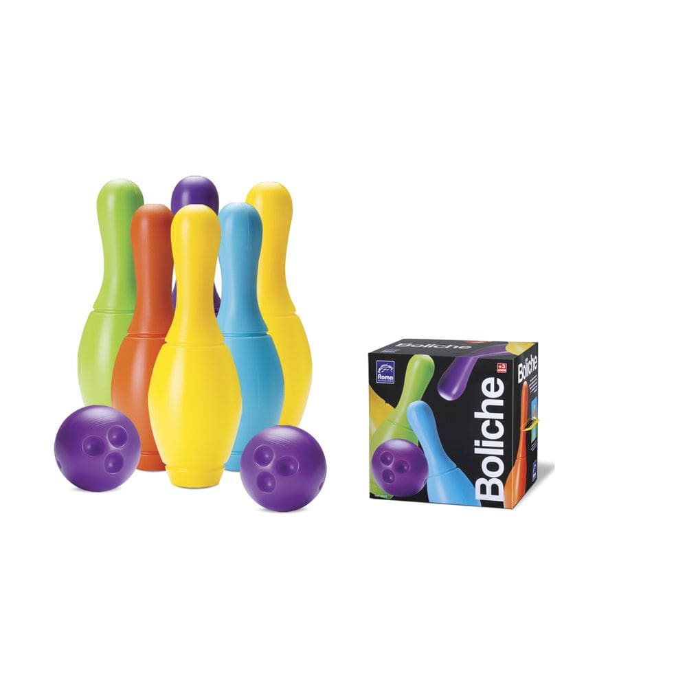 Brinquedo Jogo De Boliche Infantil 260 Vinil - Roma