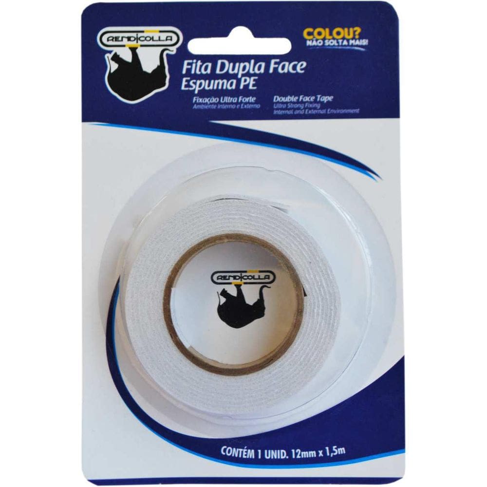 Fita Dupla Face Espuma 12Mmx1,5M
