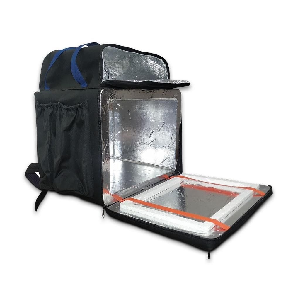 Mochila Bolsa Motoboy Bag Com Isopor 45 Litros Laminado