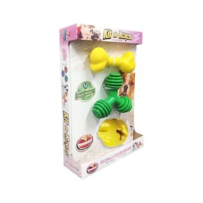 Kit de Raças Pequenas com 3 Brinquedos para Cães