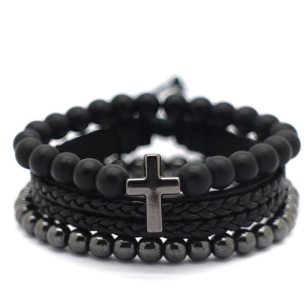 Kit de Pulseiras Universo Maschio Cruz Cód. 05014