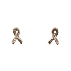 Brinco Armazem Rr Bijoux Laço Com Cristais Prata