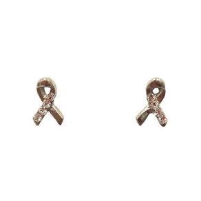 Brinco Armazem Rr Bijoux Laço Com Cristais Prata