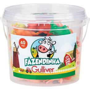 Miniatura Colecionável Fazendinha Balde 40 Peças