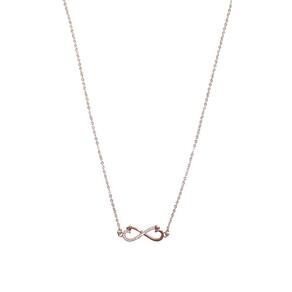 Colar Curto Armazem Rr Bijoux Infinito Rose