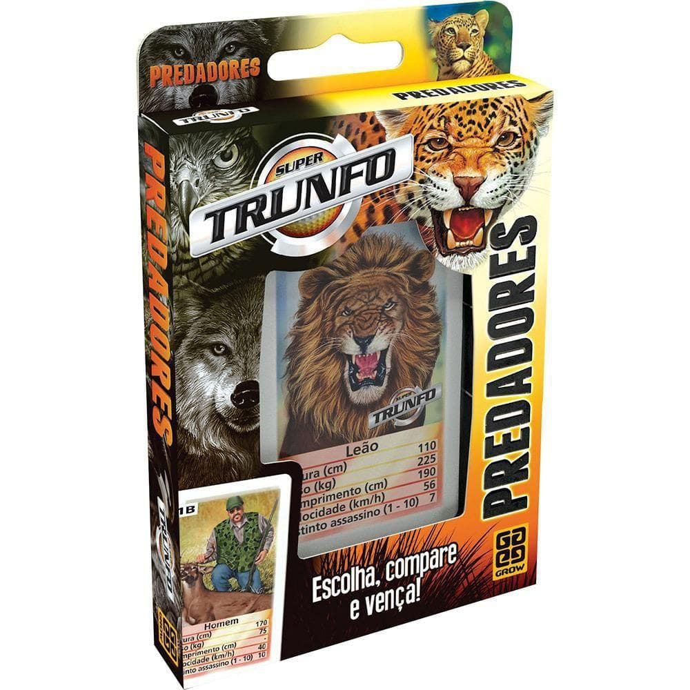 Super Trunfo Predadores Grow