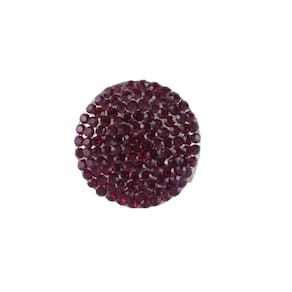 Anel Armazem Rr Bijoux Com Cristais Vermelho Dourado