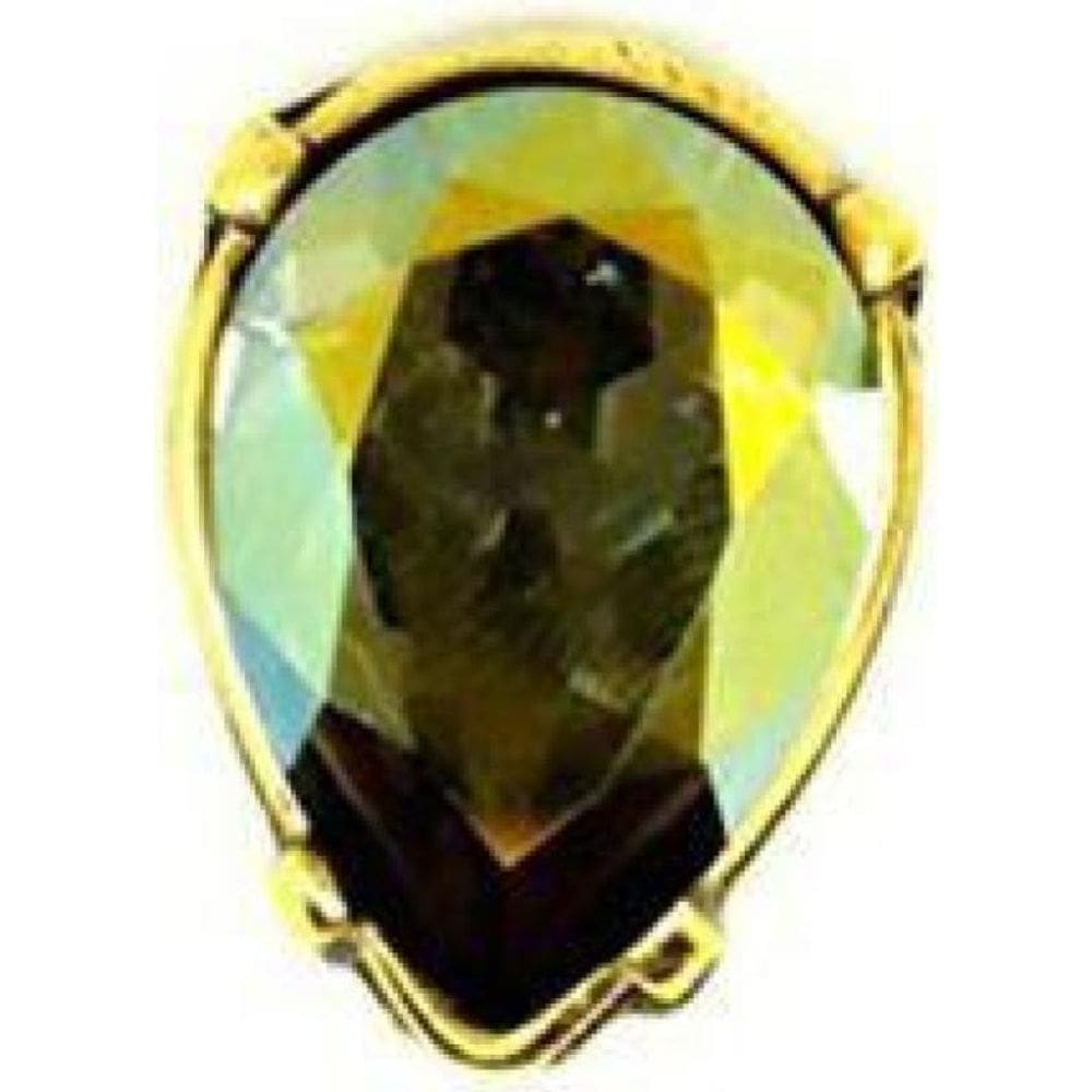 Brinco Armazem Rr Bijoux Gota Swarovski Ouro Velho