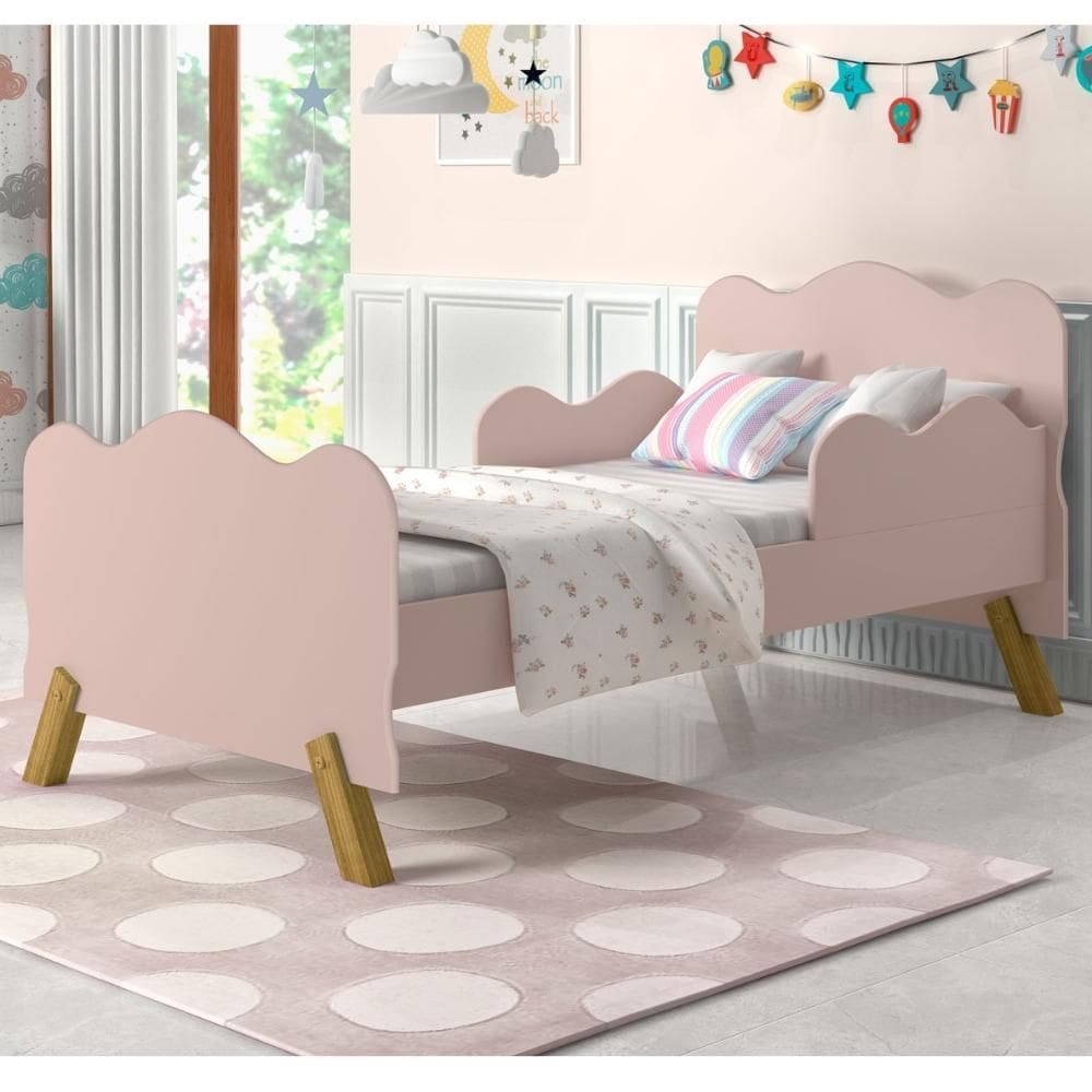Cama Infantil Angel Rose com Colchão