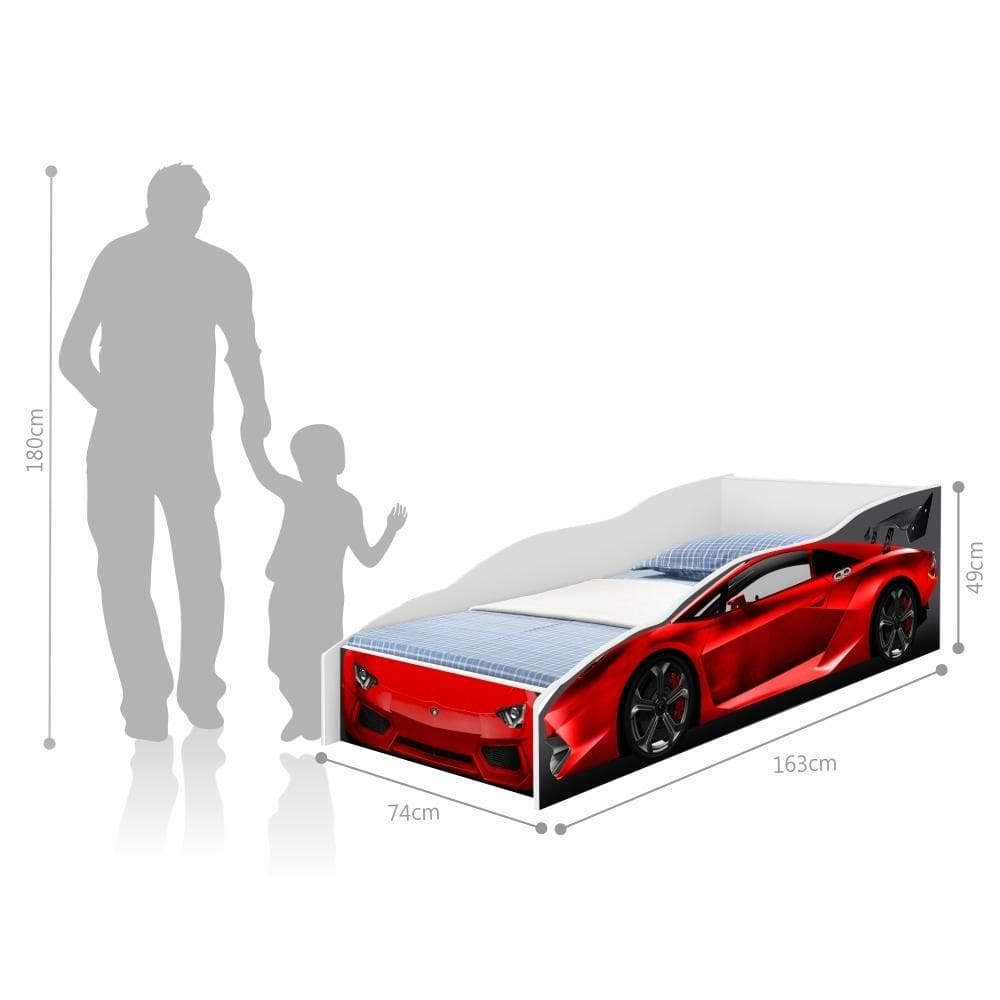 Cama Infantil Carro Vermelho Esportivo