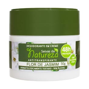 Desodorante Creme – Seivas da Natureza 50g – Flor de Jasmim