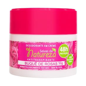 Desodorante Creme – Seivas da Natureza 50g – B de Rosas