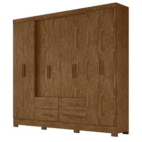 Guarda Roupa 8 Portas Alexis Castanho Wood