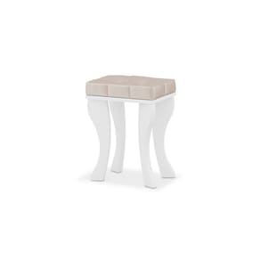 Banquinho Penteadeira Infantil Banqueta Branco
